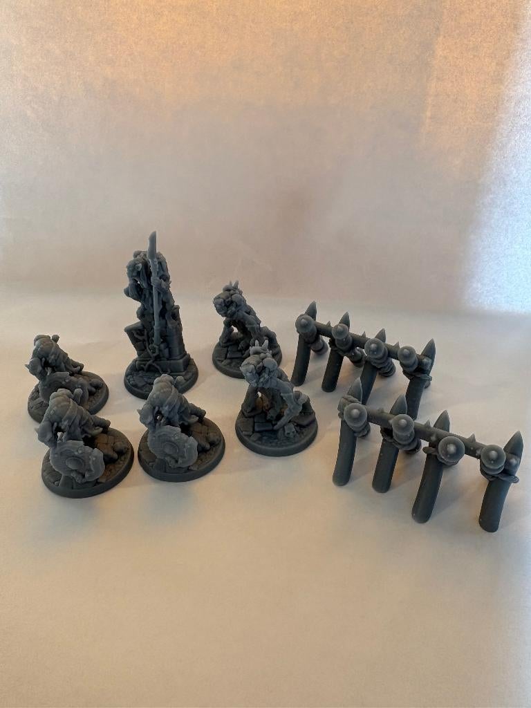 dnd goblin roadblock set 6+2 set, Ophalen of Verzenden, Nieuw, Warhammer, Figuurtje(s)
