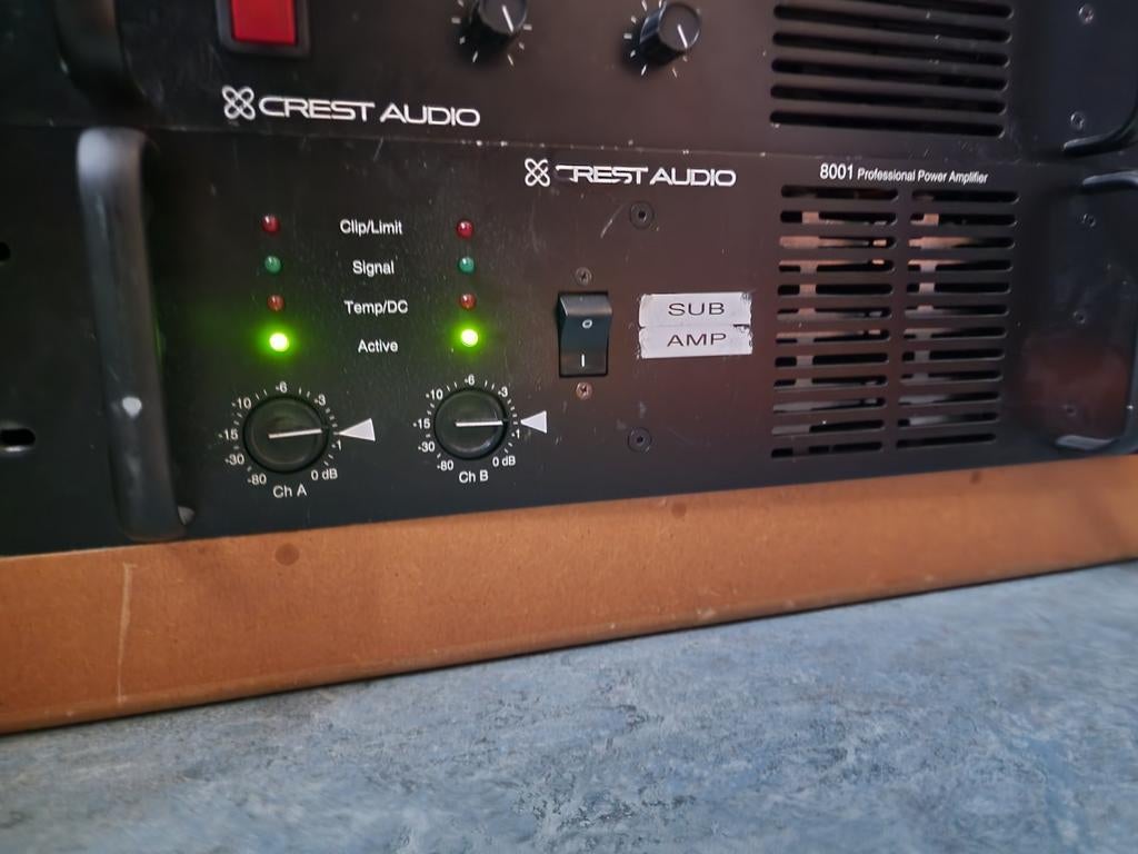 Crest Audio 8001 Eindversterker, Ophalen, Gebruikt, Audio