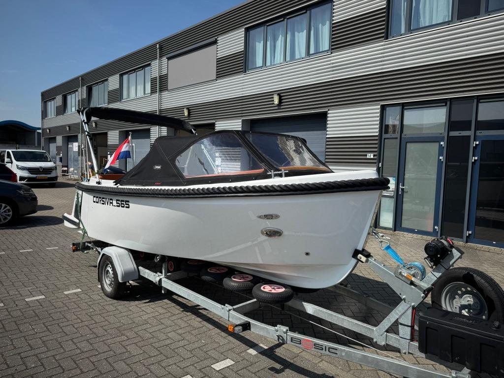 Sloep Corsiva 565, incl. trailer, Watersport en Boten, Sloepen, Gebruikt, Polyester, Ophalen