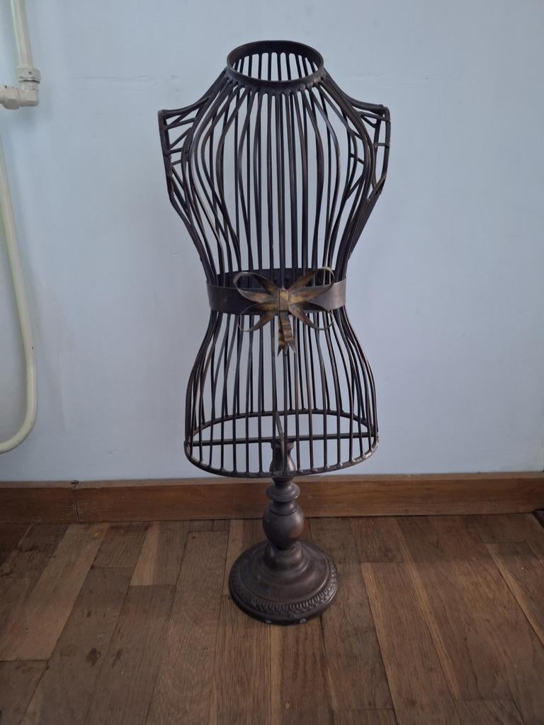 Brocante paspop/ buste - h 67cm, Antiek en Kunst, Ophalen