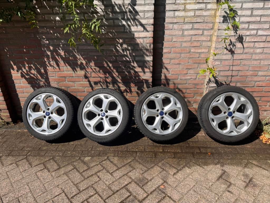 Ford velgen 18 inch met Michelin all-season banden, Auto-onderdelen, Banden en Velgen, Ophalen, 18 inch, Gebruikt, Banden en Velgen