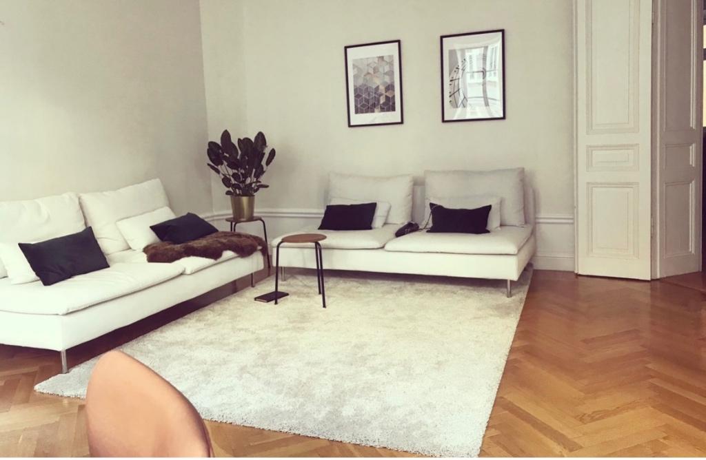 Ådum vloerkleed Ikea grijs/beige, Ophalen, Gebruikt, Grijs, 150 tot 200 cm