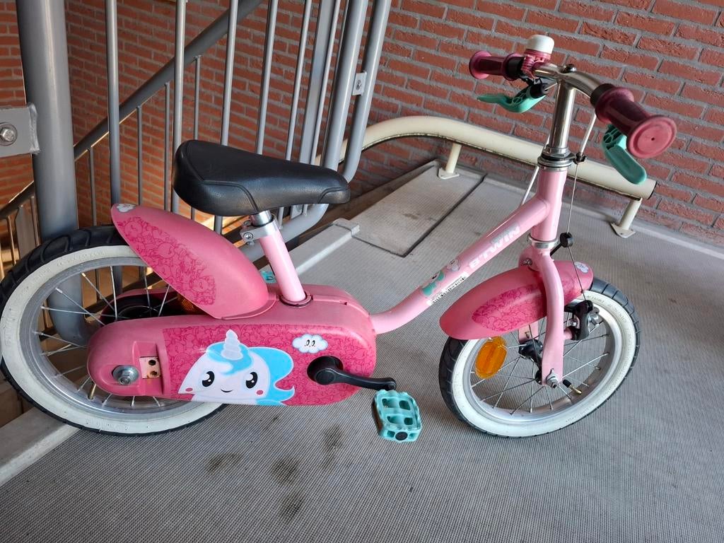 Fiets 14 inch 3-5 jaar Unicorn., Ophalen, Zijwieltjes, Gebruikt, Minder dan 16 inch