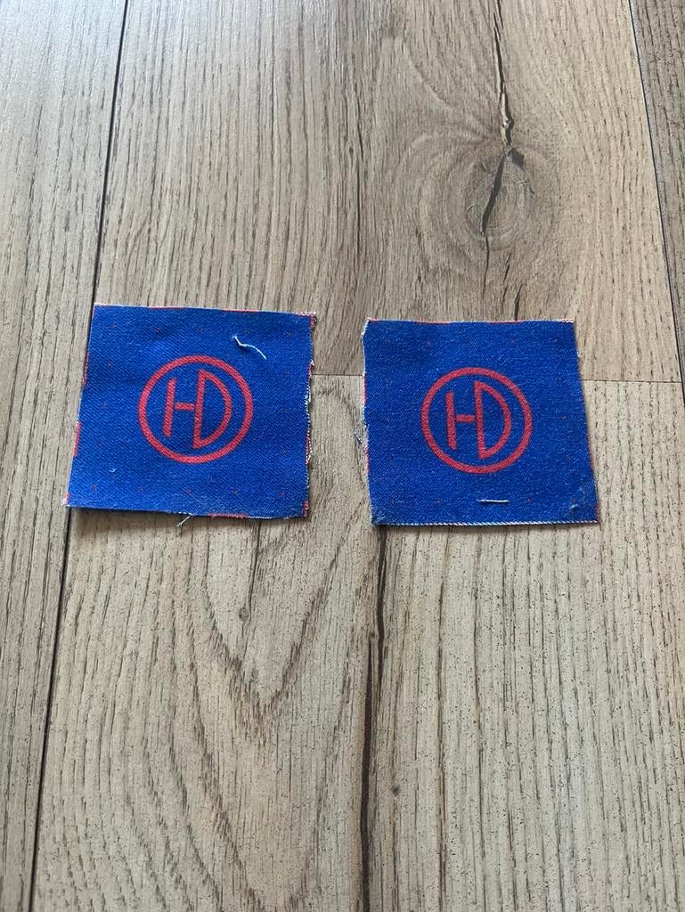 Wo2 ww2 schotse 51st highlanders gedrukte emblemen, Verzamelen, Militaria | Tweede Wereldoorlog, Ophalen of Verzenden, Landmacht