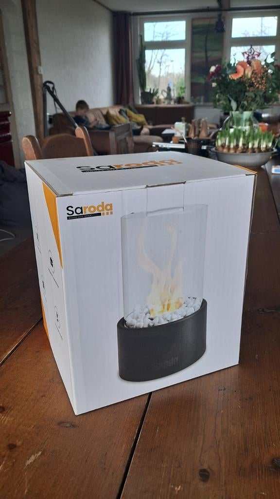 Tafelhaard van Saroda, nieuw in de verpakking., Ophalen, Nieuw, Vrijstaande haard, Gelhaard