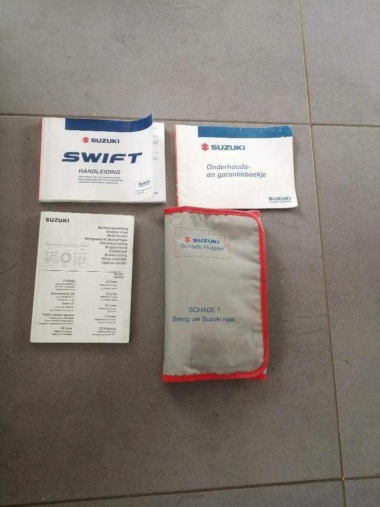 Complete map boekjes SUZUKI SWIFT type RS  2004/2010, Ophalen of Verzenden