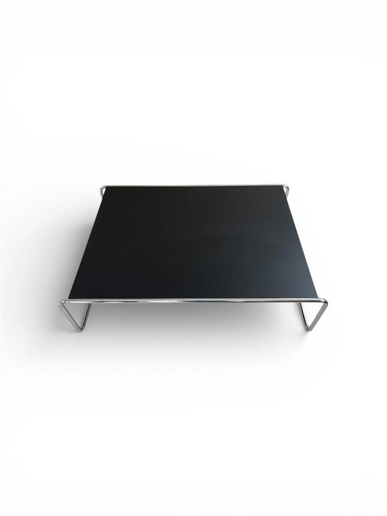 Thonet design salontafel Bauhaus Stijl, Ophalen, Minder dan 45 cm, Gebruikt, Metaal of Aluminium