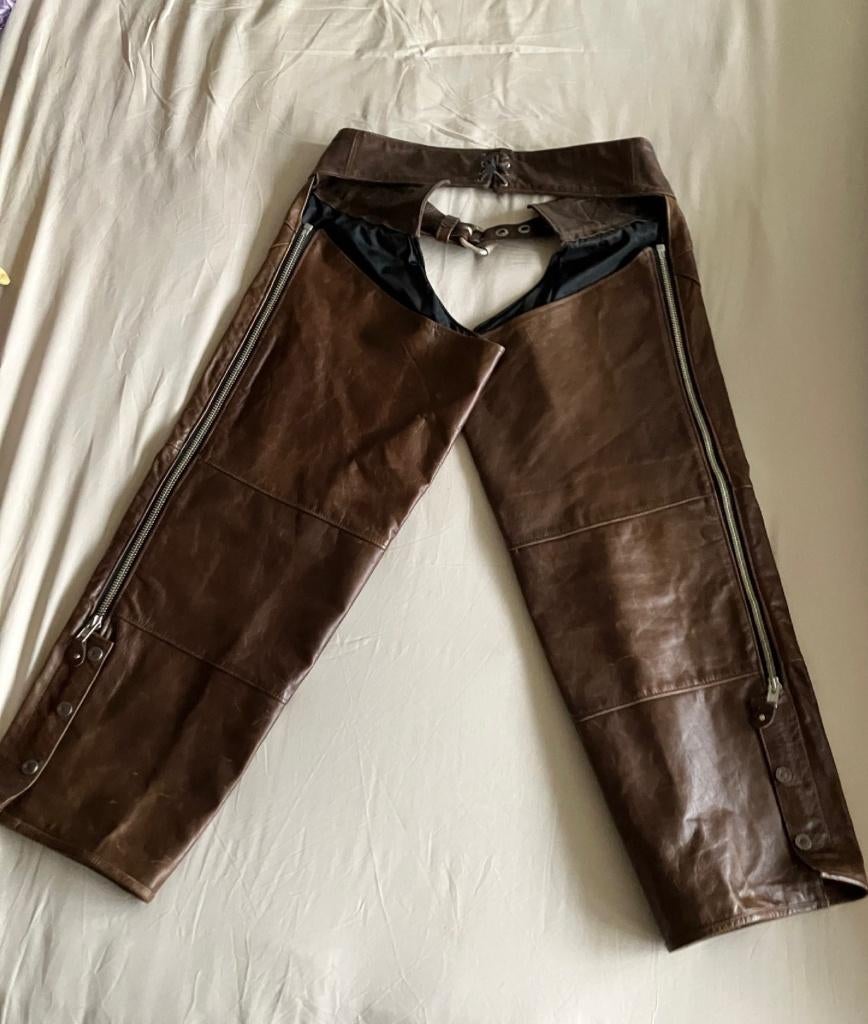 Heren Chaps l/xl, Carnaval, Verzenden, Maat 56/58 (XL), Zo goed als nieuw