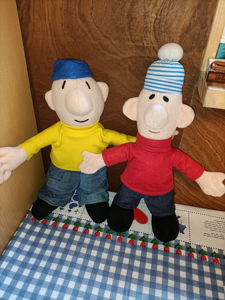 Pat & Mat Knuffels Buurman en Buurman voor in de bus, Ophalen of Verzenden, Zo goed als nieuw, Overige typen