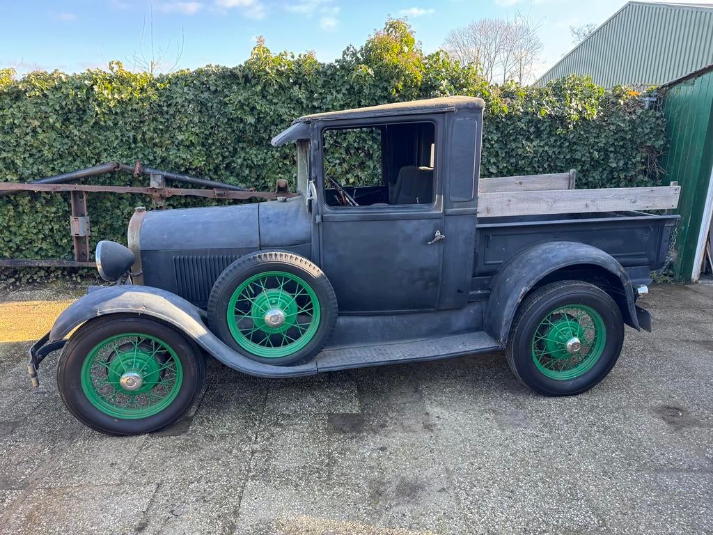 Ford model A pick-up bouwjaar 1929, Auto's, Oldtimers, Particulier, Ford USA, Benzine, Overige carrosserieën, Handgeschakeld, Zwart
