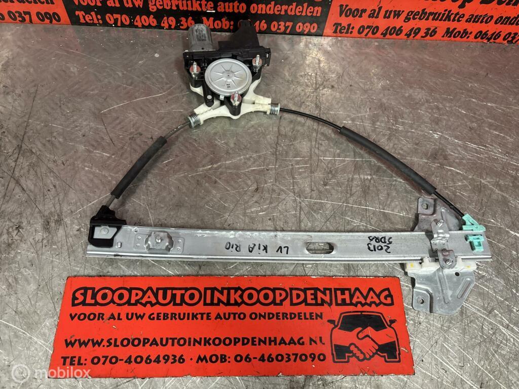 Kia Rio ('11-'17) 5-DRS Raammechanisme Linksvoor, Ophalen of Verzenden, Kia, Gebruikt, Kia