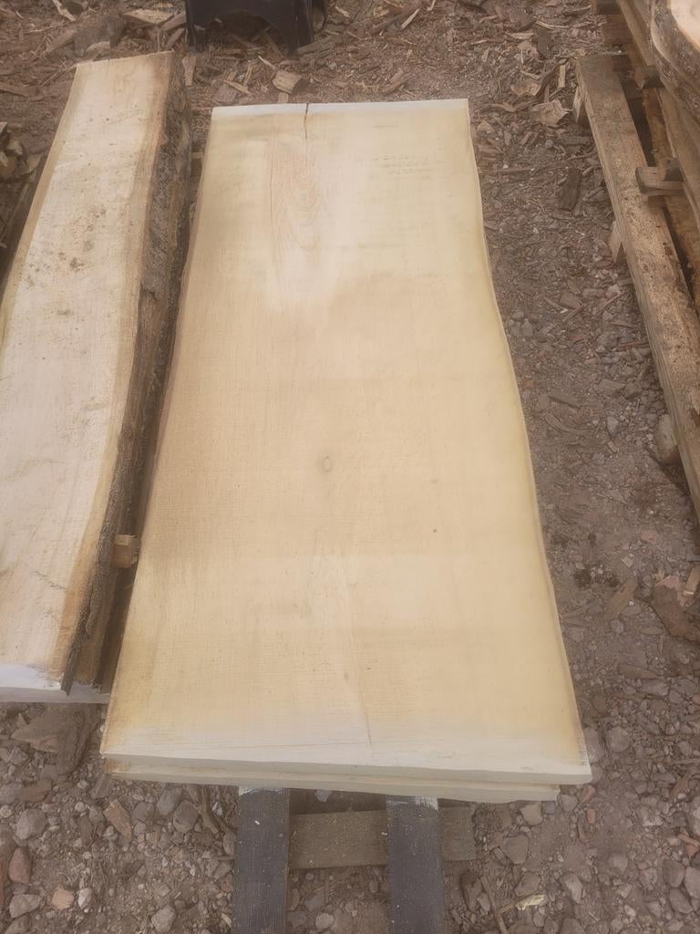 Schaaldeel boomstamtafel salontafel badmeubel ACACIA ROBINIA, Ophalen of Verzenden, Nieuw, Minder dan 180 cm, Planken