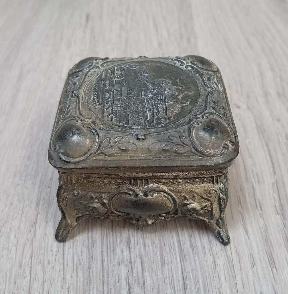 vintager sierlijke juwelendoos wurzburg, Antiek en Kunst, Curiosa en Brocante, Ophalen of Verzenden