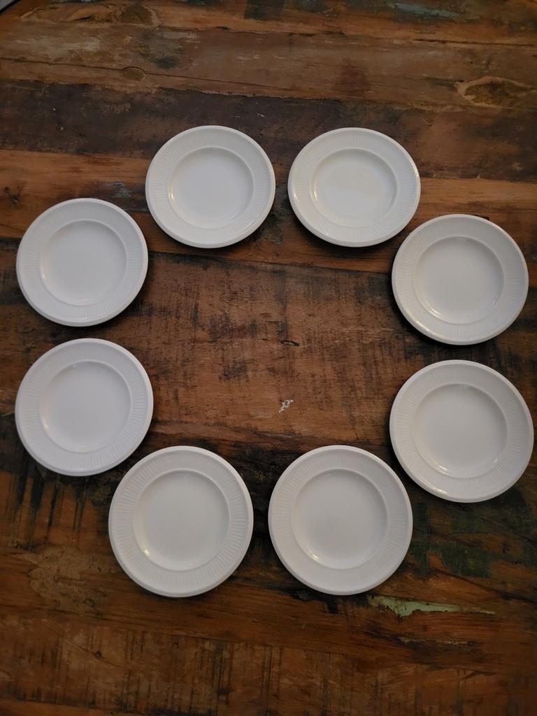 8 Edme Wedgwood petitfour bordjes, Ophalen of Verzenden, Zo goed als nieuw, Bord(en), Wedgwood