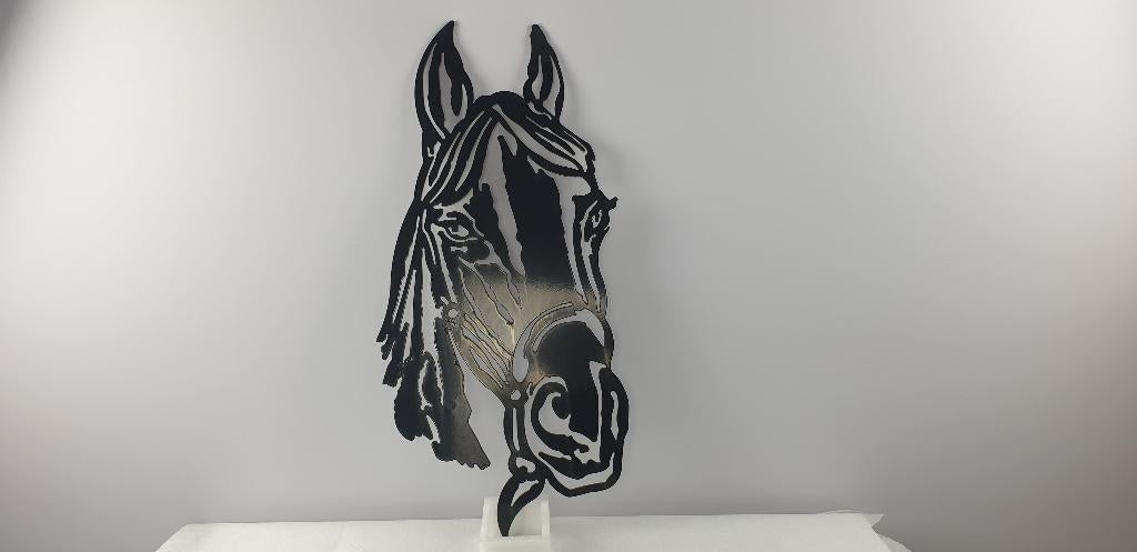 Wanddecoratie paard, Ophalen of Verzenden, Gebruikt
