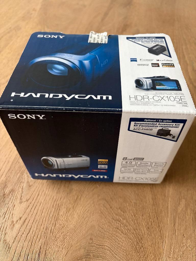 Sony HDR-CX-105E digitale HD video camara, Audio, Tv en Foto, Videocamera's Digitaal, Ophalen, Full HD, 20x of meer, Zo goed als nieuw