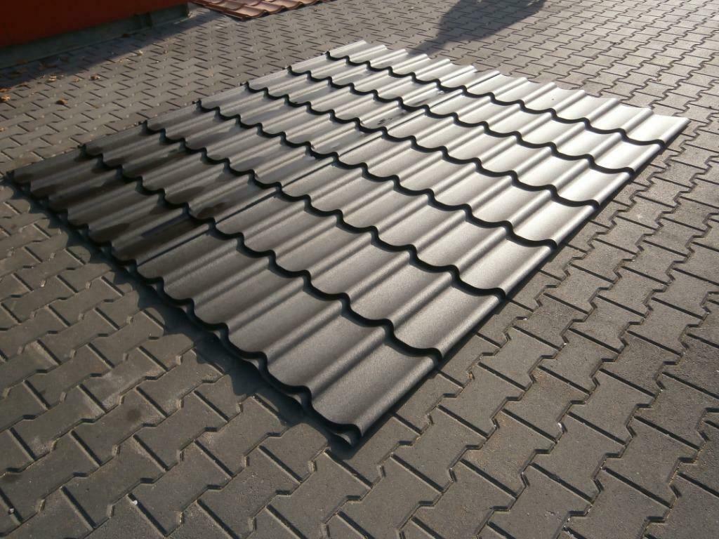 Dakpanplaten / Dakpan / Wandplaten / Dakpanelen, Nieuw, 15 m² of meer, Metaal, Grijs