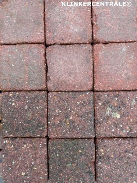 1.000m2 rood bruin betonklinkers koppelstones bkk bss oprit, Tuin en Terras, Bij dit gebruikte product niet meer te achterhalen.