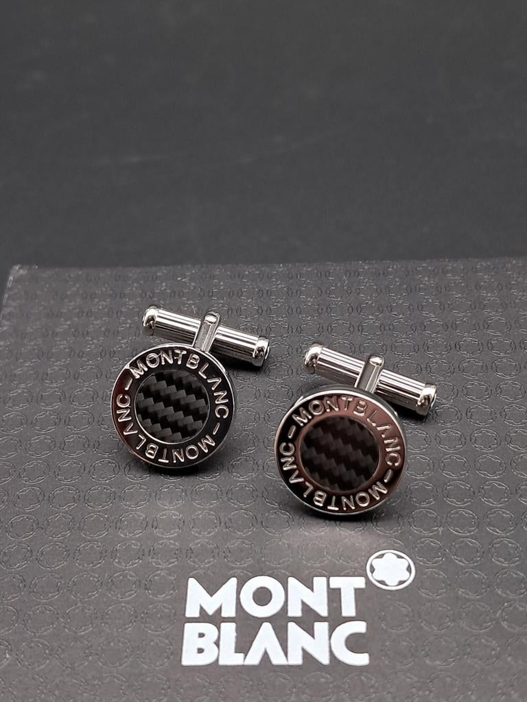 Montblanc Manchetknopen 7749, Sieraden, Tassen en Uiterlijk, Manchetknopen, Ophalen of Verzenden, Gebruikt, Overige materialen