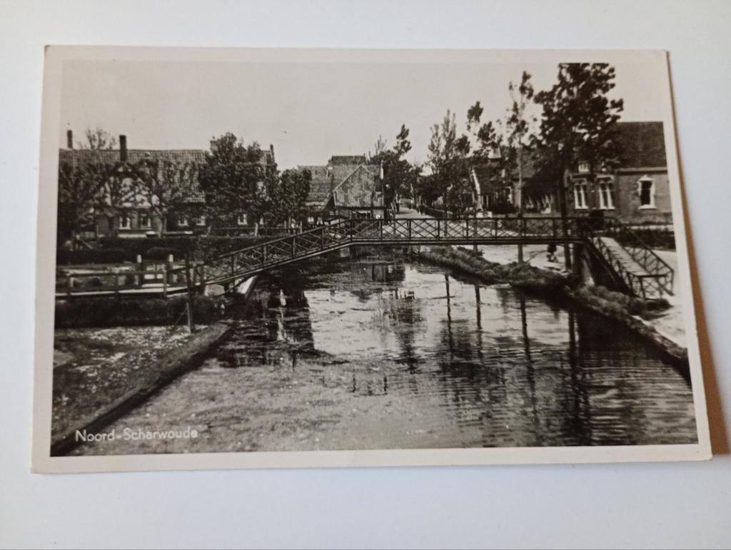 Noord-Scharwoude 1950, Verzamelen, Ophalen of Verzenden, 1940 tot 1960, Gelopen, Noord-Holland