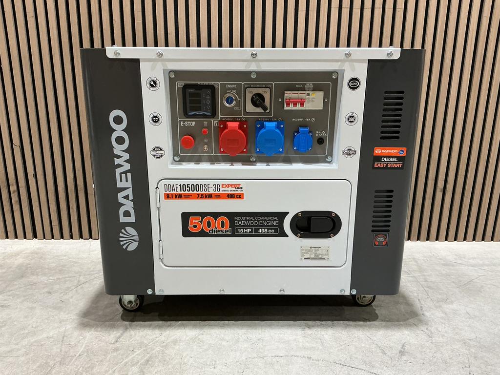 Daewoo Diesel Generator 8.1 kVA - Noodstroom Aggregaat ‼️️, Ophalen, Dieselolie, Geluidgedempt, Nieuw