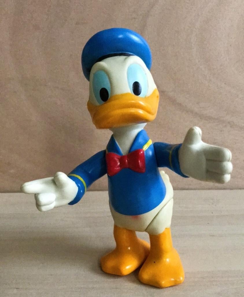 Figuur Donald Duck Disney 17 cm, Ophalen of Verzenden, Donald Duck, Gebruikt, Beeldje of Figuurtje