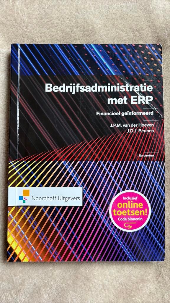 J.P.M. van der Hoeven - Bedrijfsadministratie met ERP, Boeken, Ophalen of Verzenden, Zo goed als nieuw, J.P.M. van der Hoeven; J.D.J. Beunen