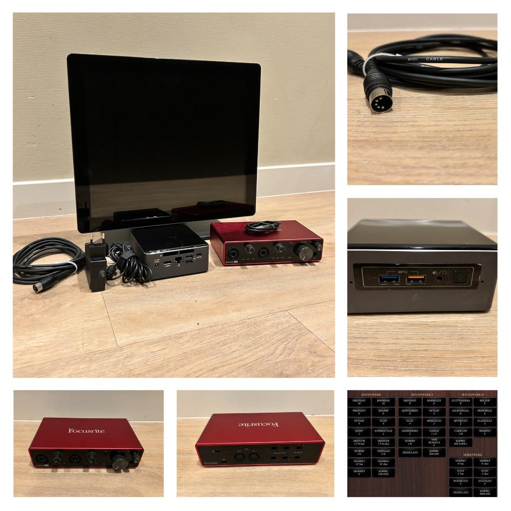 Sweelinq set voor bestaand orgel. Pc, Touchscreen, Interface, Ophalen of Verzenden, Nieuw, 3 klavieren, Orgel