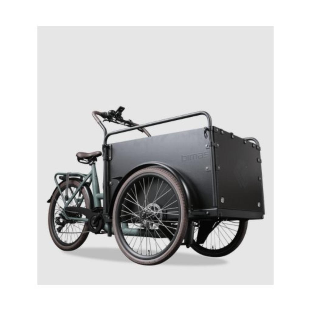 Kwaliteit 3-wiel bakfiets. Bimas E-Cargo Nu met ACTIE!, Fietsen en Brommers, 4 kinderen of meer, Nieuw, Elektrisch, Ophalen