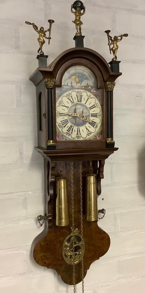 Friese staartklok, week uurwerk., Ophalen of Verzenden