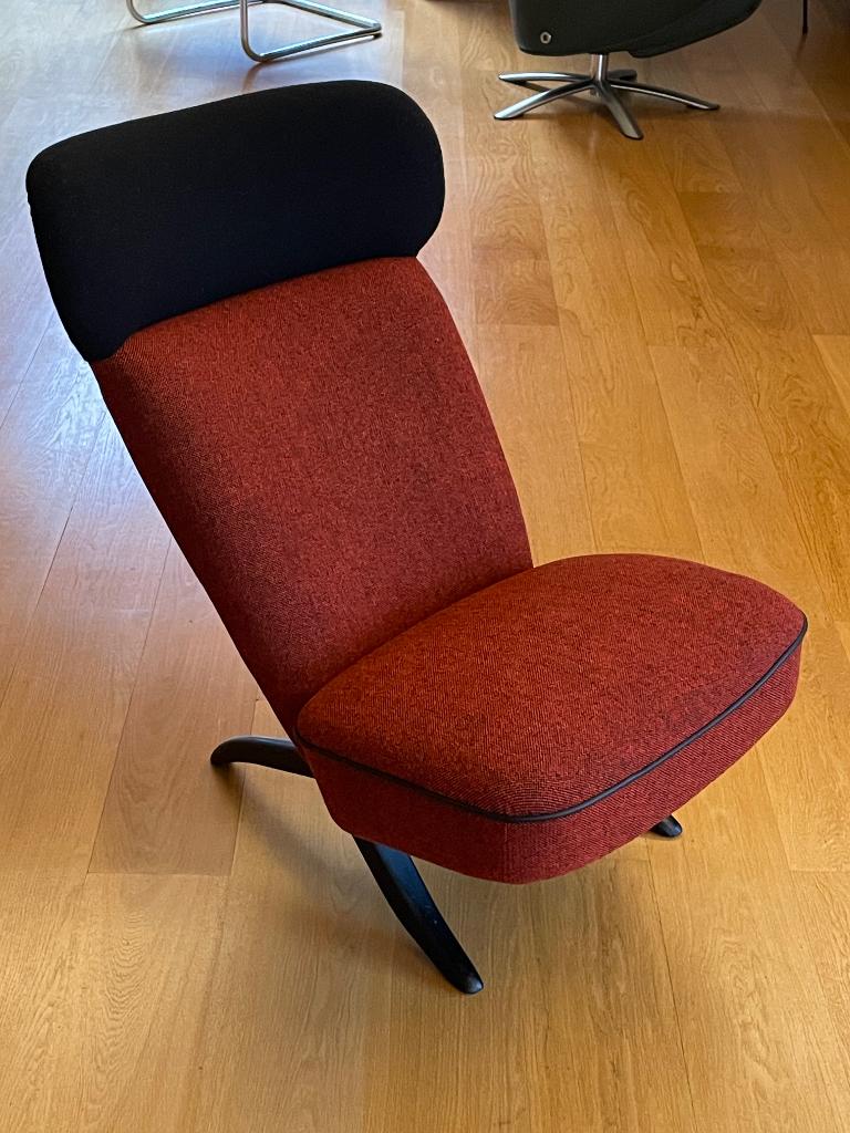 Zeldzame Artifort Congo 1001 met hoofdsteun Theo Ruth, Ophalen, Midcentury modern, 75 tot 100 cm, Zo goed als nieuw
