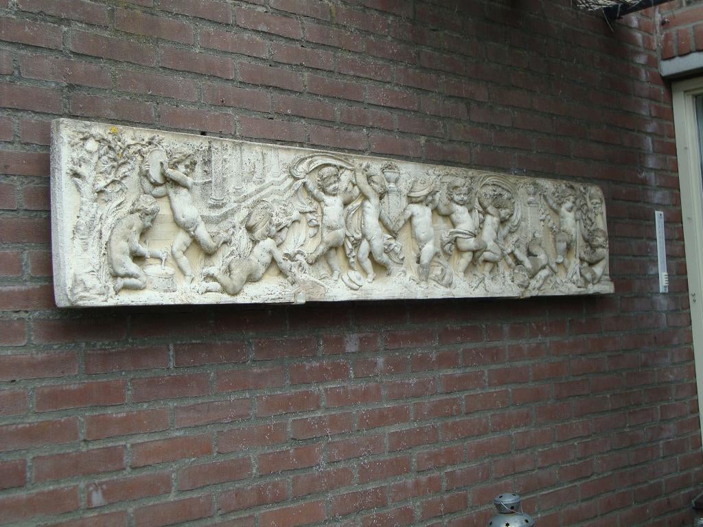 Wanddecoratie "Engelen Bacchanaal", Ophalen, Zo goed als nieuw