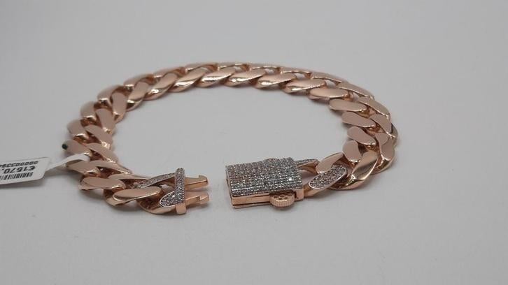 Gouden coban armband 14kt, Www.bredajuwelier.nl, Nieuw, Ophalen of Verzenden, Www.bredajuwelier.nl