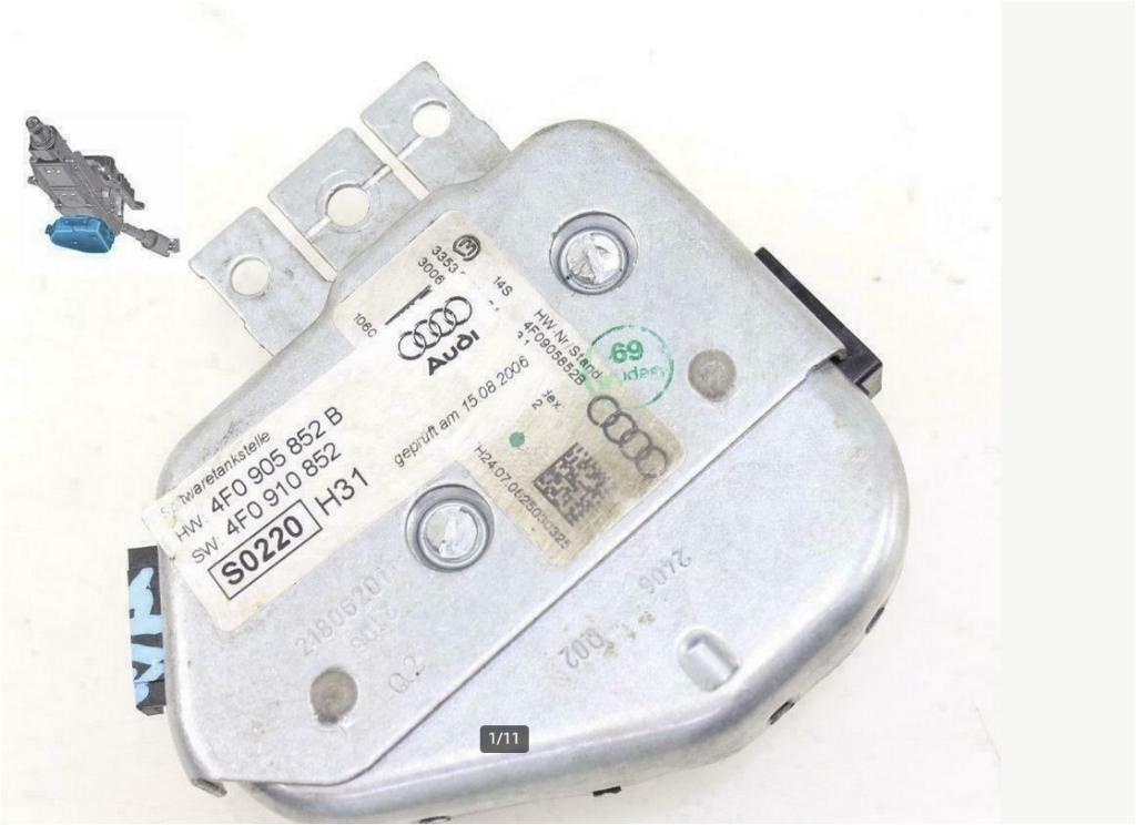 Audi stuurslot reparatie ESL EZS  A6 Q7 4F0905852 B J518, Ophalen, Gereviseerd, Audi