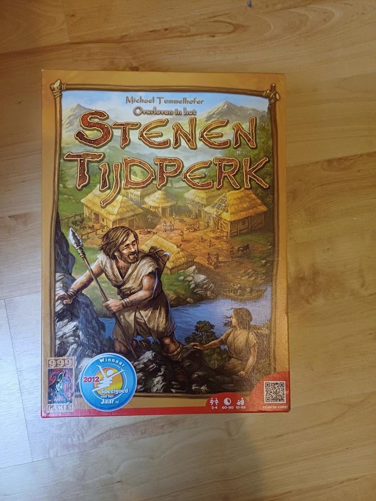 Stenen Tijdperk - Bordspel, Een of twee spelers, Ophalen of Verzenden, Zo goed als nieuw, 999 Games