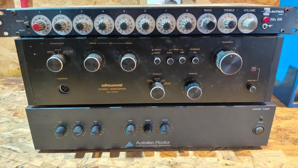 Vintage Versterkers/mixers, Muziek en Instrumenten, Versterkers | Bas en Gitaar, Ophalen, Gebruikt