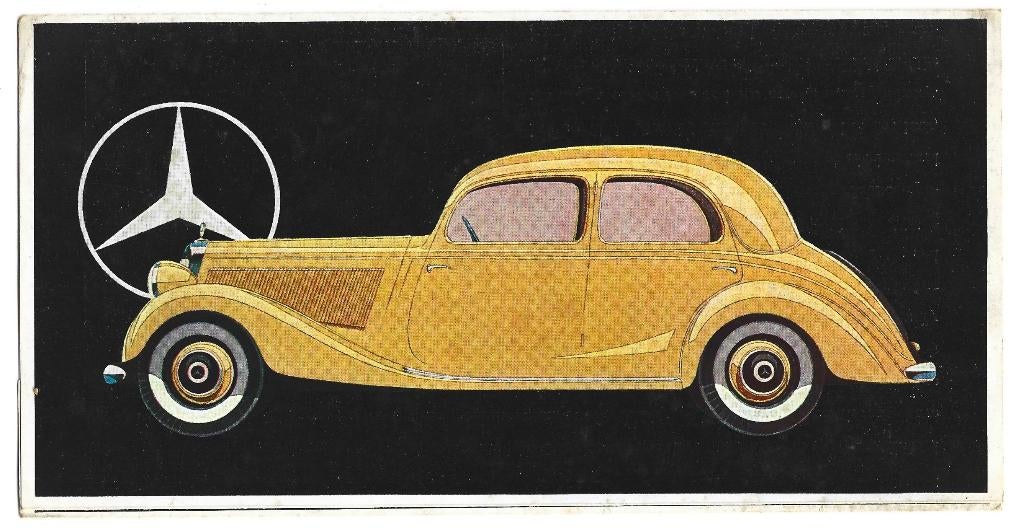 Mercedes Benz 170 V folder 1938 (MB12) auto, Ophalen of Verzenden, Zo goed als nieuw, Mercedes