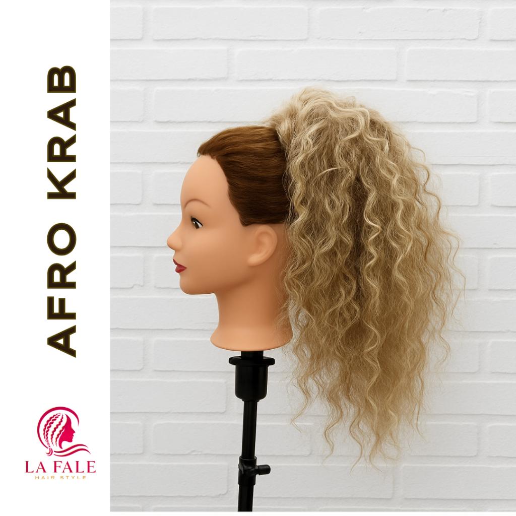 Ponytail – Krullende Clip-In Staart –, Verzenden, Nieuw, Pruik of Haarverlenging