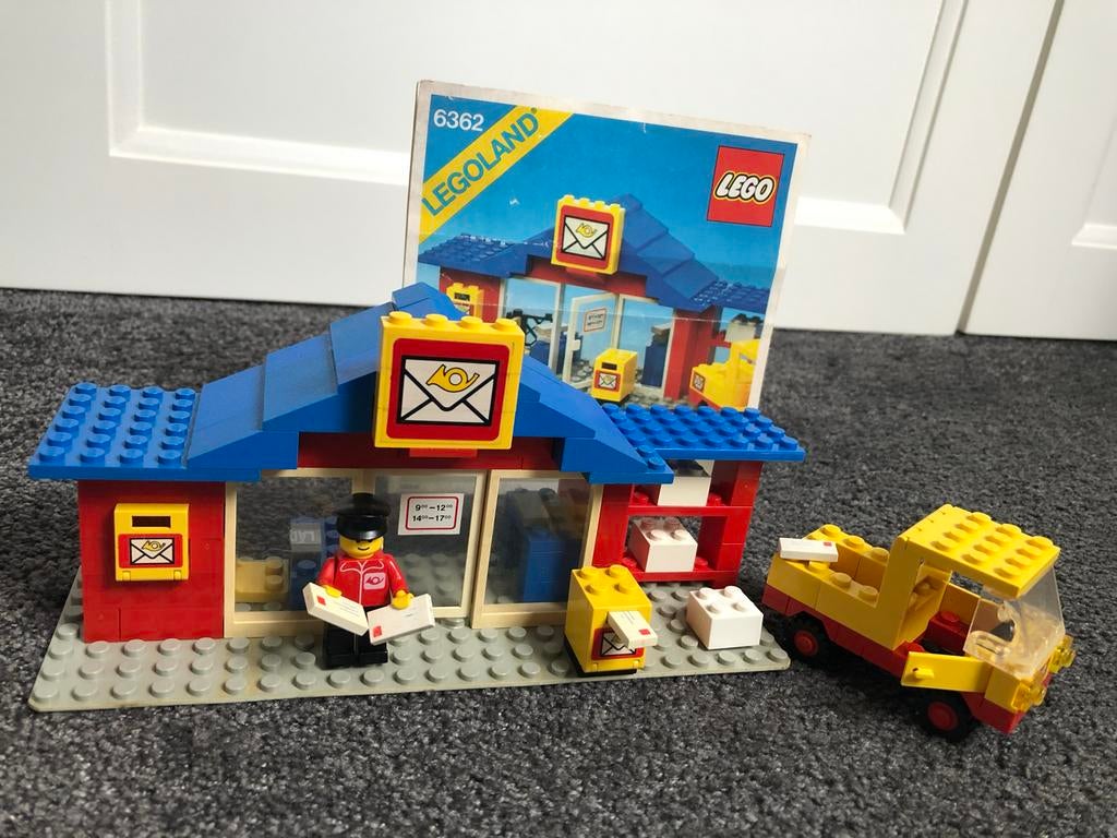 Lego 6362 Postkantoor uit 1982 - Complete Set, Ophalen of Verzenden, Gebruikt, Complete set, Lego