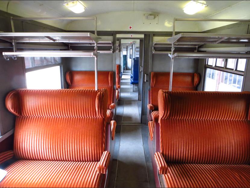 Originele treincoupé jaren '50 of '60 1e klasse vintage, Ophalen, Gebruikt, Overige soorten, Overige typen