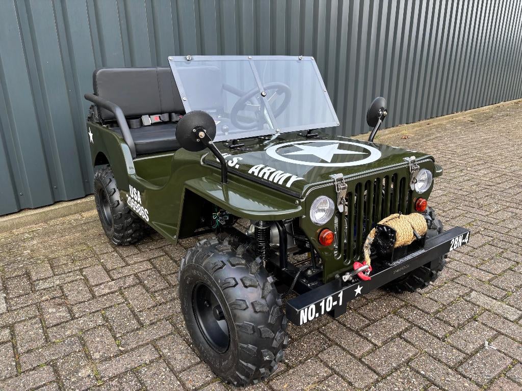 Willy Jeep Mini Jeep 125cc 4-takt Semi Automaat  Nieuw!, Motoren, Quads en Trikes, 1 cilinder, 125 cc
