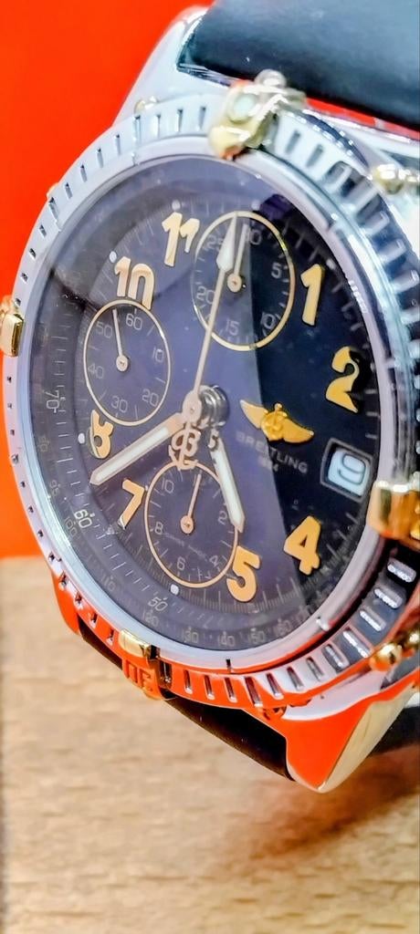 Breitling Chronomat Goud/Staal  B13352      39mm, Ophalen, Breitling, Polshorloge, Goud