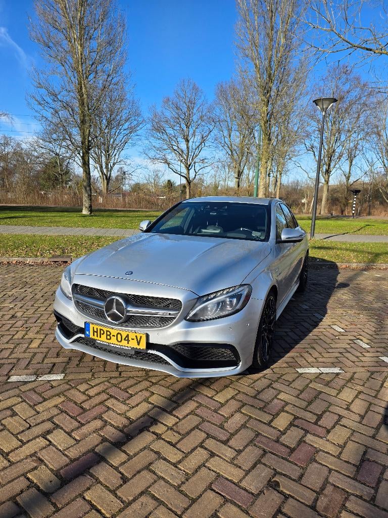 Mercedes-Benz C-klasse AMG 63 S 510pk - BURMESTER (bj 2016), Auto's, Automaat, Achterwielaandrijving, USB, 510 pk