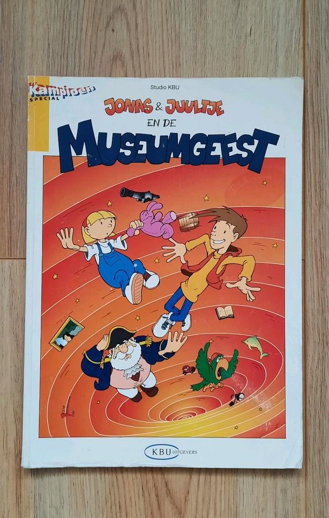 Stripboek Jonas en Juultje en de museumgeest, Ophalen of Verzenden