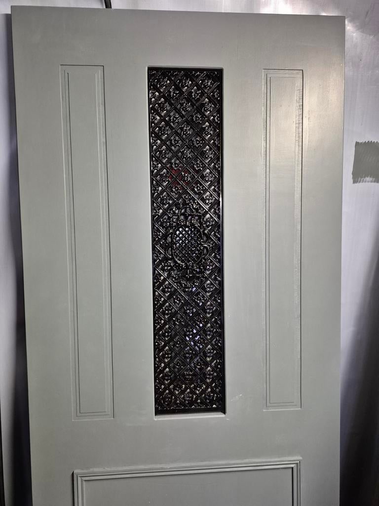 93x211,5cm nieuwe voordeur met rooster en draairaam JH20, 80 tot 100 cm, ., Nieuw, Ophalen of Verzenden