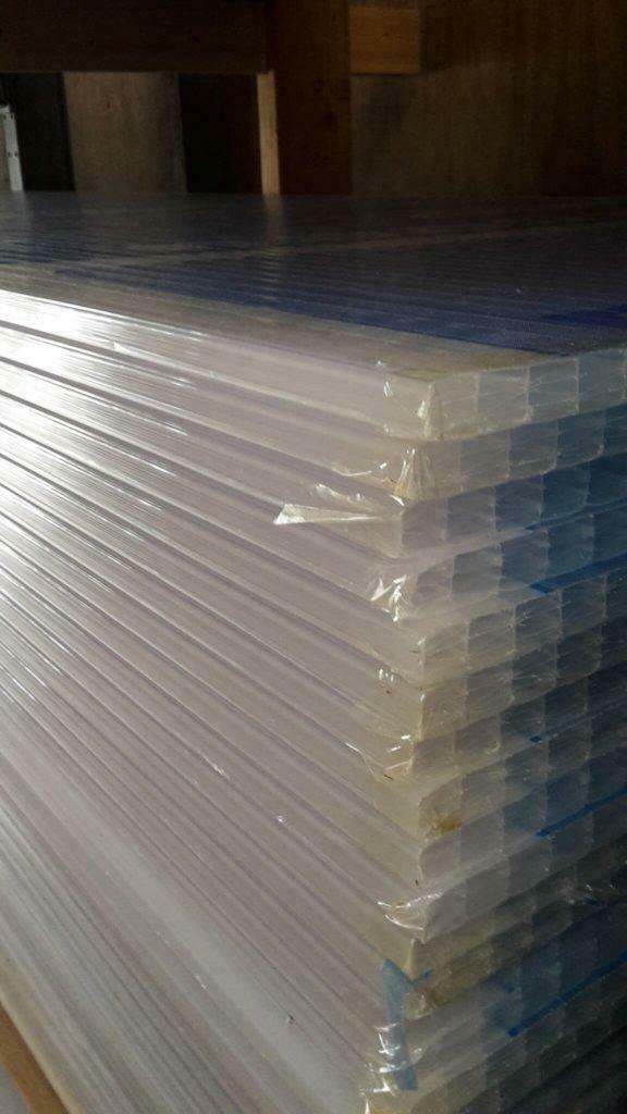 Meerwandige Polycarbonaat platen 16mm helder, Kunststof, Overige kleuren, Nieuw, 15 m² of meer
