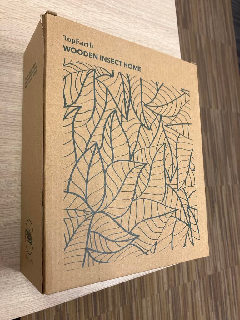 TopEarth Houten Insectenhotel - Nieuw in Doos, Ophalen of Verzenden, Nieuw