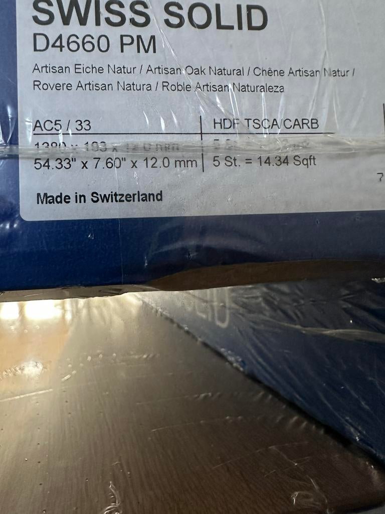 Click Laminaat 12mm dikte, Ophalen, Overige materialen, 50 tot 150 cm, Nieuw
