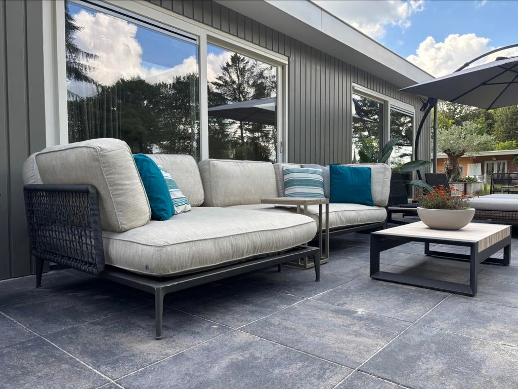 B&B Italia Ribes modulaire hoekbank outdoor LP € 20.000,-, Ophalen of Verzenden, Zo goed als nieuw, Bank