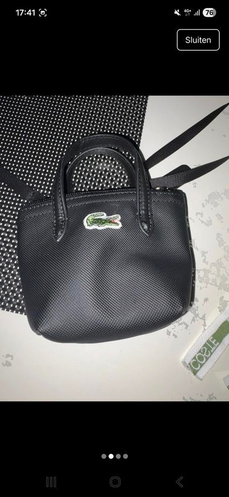 Kleine mini lacoste tas, Sieraden, Tassen en Uiterlijk, Tassen | Damestassen, Ophalen of Verzenden